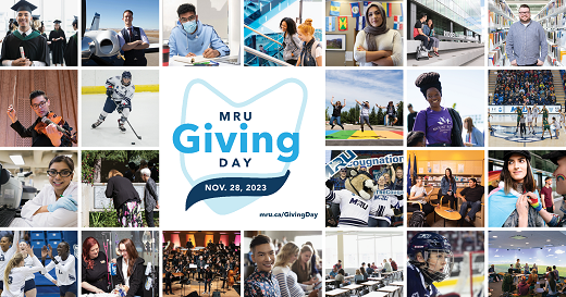 MRU Giving Day is November 28, 2023