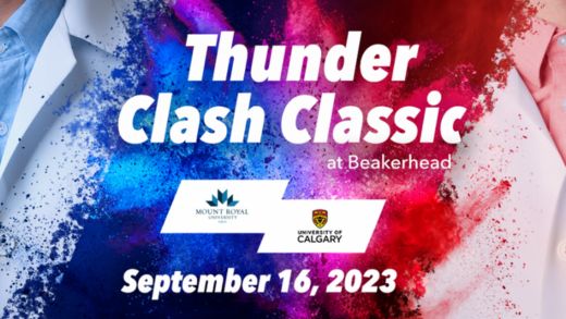 Graphic reading "Thunder Clash Classic. Sept. 16, 2023."
