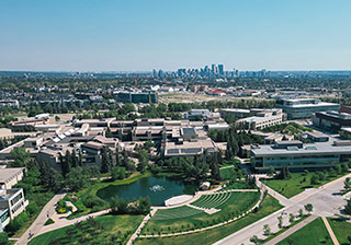 Aerial view of MRU campus