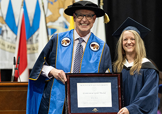 Zoe Say (Bachelor of Arts Psychology (Honours)) was selected as the 2025 Centennial Gold Medal Recipient for the Faculty of Arts.